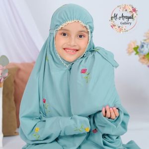 Mukena Terusan MAWAR anak SD Remaja | Al Arsyad