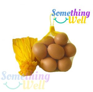 ถุงตาข่ายผลไม้ พร้อมหัวล็อก(Set 10 ชุด)ถุงตาข่ายเอนกประสงค์ สำหรับใส่ผลไม้หรือของใช้ ์Nylon mesh bag