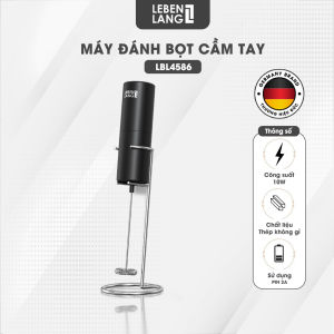 Máy đánh trứng đánh bọt cafe cầm tay Lebenlang LBL4588 2 tốc độ thương hiệu Đức bảo hành 2 năm 1 đổi 1