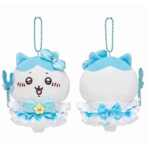 10cm Cute Cartoon Kawaii Super Magical Girl Series Chiikawa Hachiware Usagi Momonga Plush Doll Keychain Bag Pendant Toy Gift