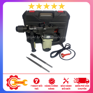 Máy Khoan Đục Betong HUGONG 555 Công Suất 1050W Tặng Kèm Mũi Đục Bảo Hành 6 Tháng