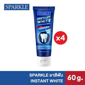 [Pack4] SPARKLE ยาสีฟัน INSTANT WHITE  60 กรัม (10SK00176X4)