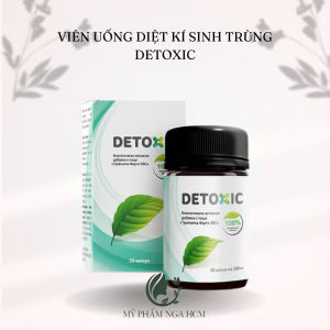 Viên uống diệt ký sinh trùng DETOXIC Nga hộp 20 viên