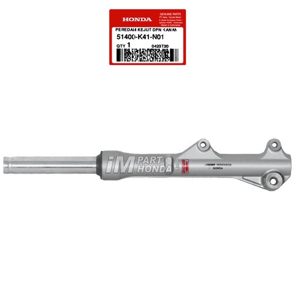 51400-K41-N01 Shock Depan Kanan New Supra X 125 Fi Ruji Tabung Silver ...