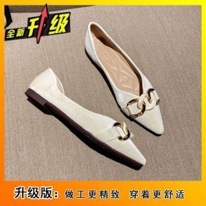 Free Shipping Trendy 2026 WomenS Slip-On Shoes In A Harajuku Hong Kong Style Featuring A-Inspired Design Non-Slip Soles Breathable And Durable Materials And A Versatile Shallow-Toe Flat Sole