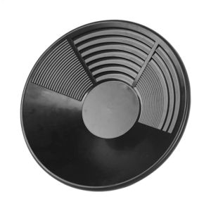 ERMENLED Durable Gold Pan Plastic with Riffle Design Prospecting Tool Efficient Large Capacity Gold Panning Tools For Gold Mining Metal Detect