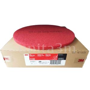 3M แผ่นขัดพื้น ขนาด 20 นิ้ว 1 กล่อง (5แผ่น)