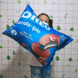 GỐI ĐA NĂNG HÌNH BÁNH SOCOLA SIZE LỚN VẢI NHUNG MỊN GỐI NẰM NGỦ DỄ THƯƠNG CHO BÉ