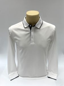 เสื้อโปโลผู้ชายแขนยาว รุ่น C59 AIR รหัส 066-2 เสื้อคอปก เสือ้ไม่มีกระเป๋า เสื้อคอโปโล เสื้อสีพื้น เสื้อเเขนยาว C59 AIR SHOP