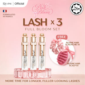 RUVINE Eyelash Essence 5ml  Plant-Based Growth Serum for Eyelash & Eyebrow  Longer Fuller Lashes  Natural Growth