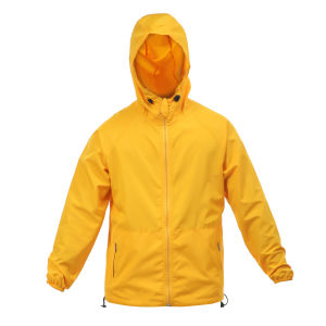 Saiber Jaket Olahraga Parasut Cowo Windbreaker Hoodie