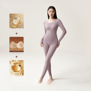 【OFFICIAL】Veimia Camellia-infused Shaping Beautifying Garment Seamless Bra-free Warming Base Layer Camellia Bra Skin Repairing Beauty Fits The Body Curves Wearfree High Elasticity Thermal Underwear