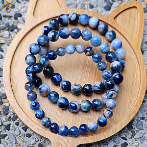 Collection Grade Rare Blue Sugilite Richterite Bracelet