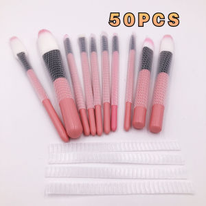 【In Stock】50PCS Makeup Brushes Cover Guard Mesh Protector Net Mesh Flexible Net Protectors Cover