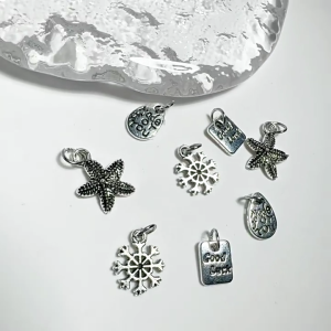 Lightweight Alloy Sea Star Charm DIY Craft Supply Findings For Individualized Necklace Bracelet Decoration