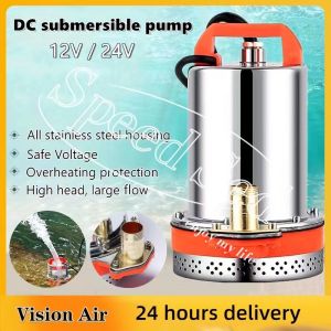 Deep well water pump 12V DC submersible 1-inch stainless steel pump for irrigation