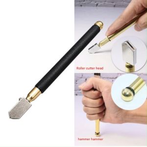 AWE Diamond Oil Glass Cutter Black Blue Professional Glass Cutting Tool