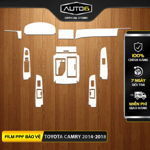 TOYOTA CAMRY 2.5 [ 2013-2018 ] [ - Film PPF dán bảo vệ chống xước nội thất ô tô [-AUTO6- Made in Việt Nam chống xước làm mờ đi các vết xước cũ hiệu quả giữ lại độ zin cho xe