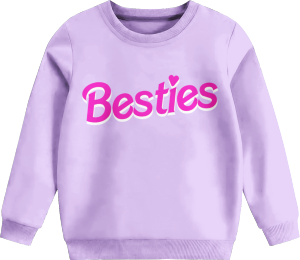 Sweater Anak Desain Terbaru Motif Besties Perempuan 1-10 Tahun