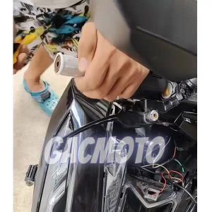 Motorcycle Handle Grip Non-Slip Rubber Cnc Alloy Bar End for Honda Motorcycles