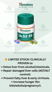 HIMALAYA Liv.52 DS Tablets 60 (Liver care Improves appetite) Liv. 52 Double StrengthMild and effective