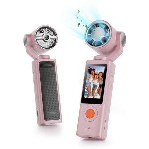 2in1 Fan Gimbal Action Camera Multifunctional Outdoor Handheld Pocket Camera High-definition Shooting of VLOG Cycling Records