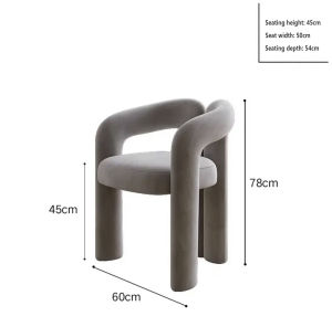 Makeup Chair Backrest Designer Bedroom Cream Style Dressing Table Bench Simple Girl Light Luxury Luxury High end Household