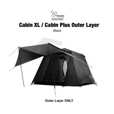 VIDALIDO Camping Tent Outer Layer Vicore Cabin Teepee