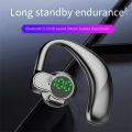 Wireless Bluetooth 5.4 Headphones 180 Degree Rotatable Handsfree Bone Conduction Ear Hooks Noise Canceling Earphones with Microphone. 