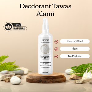 Deodorant Tawas Natural Non Fragrance | Deodoran Alami Bebas Alkohol 100ml