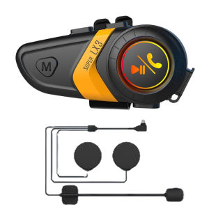 EKLEVA Mũ Bảo Hiểm Xe Máy LX3 Tai Nghe Bluetooth Tai Nghe Không Dây Rảnh Tay Mũ Bảo Hiểm Tai Nghe Chống Nước Máy Nghe Nhạc Có Đèn