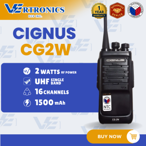 CIGNUS CG2W UHF SLIM TYPE Professional Handheld Radio