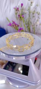{loại 1} Lắc tay mắc xích vuông siêu đẹp KAMI trang sức sỉ LV38
