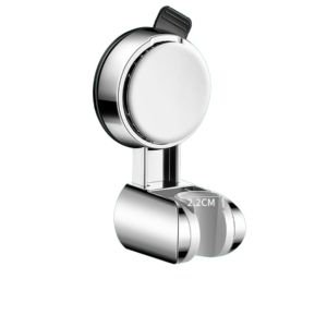 CINDYKHBKJ L-shaped Sucker Suction Cup Shower Bracket Adjustable Strong Bearing Shower Fixed Base Universal Wall Hanging Shower Head Holder Showerhead Rack