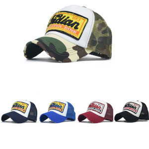 Green Camouflage With Mesh Cotton Fashion Baseball Caps For Men Summer Outdoor Breathable Trucker Hat Sunshade Women Cap 2025