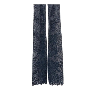 Women Girls Summer UVS Protection Arm Sleeves Floral Lace Scar Cover Long Fingerless Driving Gloves for Party Sports