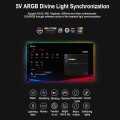 Fan Controller Kipas CPU 5V 3 Pin RGB with Remote Control. 