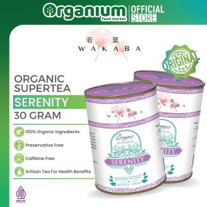 Supertea Serenity WAKABA Herbal Teh bagus untuk kulit dan antiinflamasi - 30g