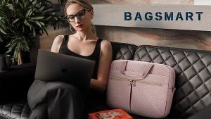 BAGSMART 15.6/17.3 Inch Laptop Backpack Waterproof Travel Backpack Briefcase Shoulder bag Office Business
