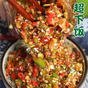 [Anmi Food] 湖南特产下饭菜农家剁辣椒280g Chili Sauce Seasoning Super Spicy Garlic Chopped Pepper