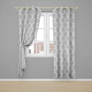 Gorden Jendela minimalis size L120cm X T225cm smokering Katun Free Tali&hook gordeng hordeng kordeng