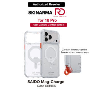 Skinarma Saido for iPhone 18 Pro Max | 18 Pro Magnetic Charge Drop Protection Case with Camera Control Button