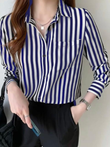 kemeja wanita rayon motif kekinian 2024 ld 120