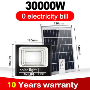 PHILIPS 150000W Solar Light Outdoor Waterproof BUY 1 TAKE 1 Floodlight LED IP67 Indoor Light