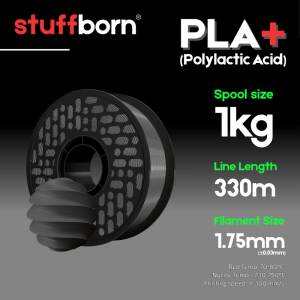 PLA+ Filament for 3D printer - 1.75mm (1 kg) | Stuffborn /Early Bird