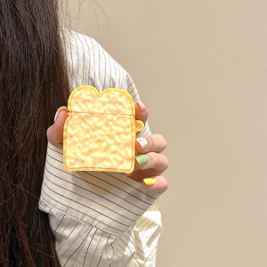 New Toast Bread Case for AirPods 4th Generation Wireless Headphone Creative Cartoon Protective Cover for Apple AirPods Pro 2 Earphone Accessories
