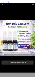 Cao sâm rừng tây bắc - Tăng Thời gian và kích thước - Xịt ngoài da