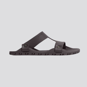 Sendal Slop Pria Karet Dewasa Gofort Borealis Black Terbaru Kekinian Keren Casual Elegan Empuk