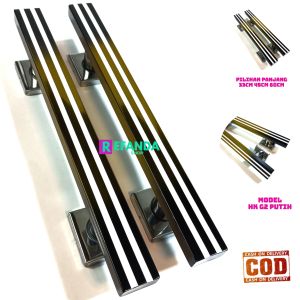handle gagang tarikan pegangan pintu rumah minimalis pilihan panjang 33cm 45cm dan 60cm bahan stainless anti karat