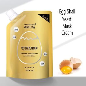 Masker Ragi Cangkang Telor 100 gr Egg Shell Yeast Cream Anti Aging Original Mask wajah skincare